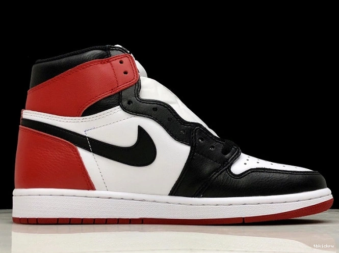 Cheap TBK Black Toe 1 Air Retro Jordan 555088-125 0810